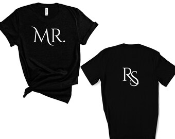 Mrs Shirt, Honeymoon Shirt, Couples Shirts, Mrs Gift, Mrs Shirt, Just Married Shirt, Gift for Bride, Bridal Party Shirt, Wedding Shirts