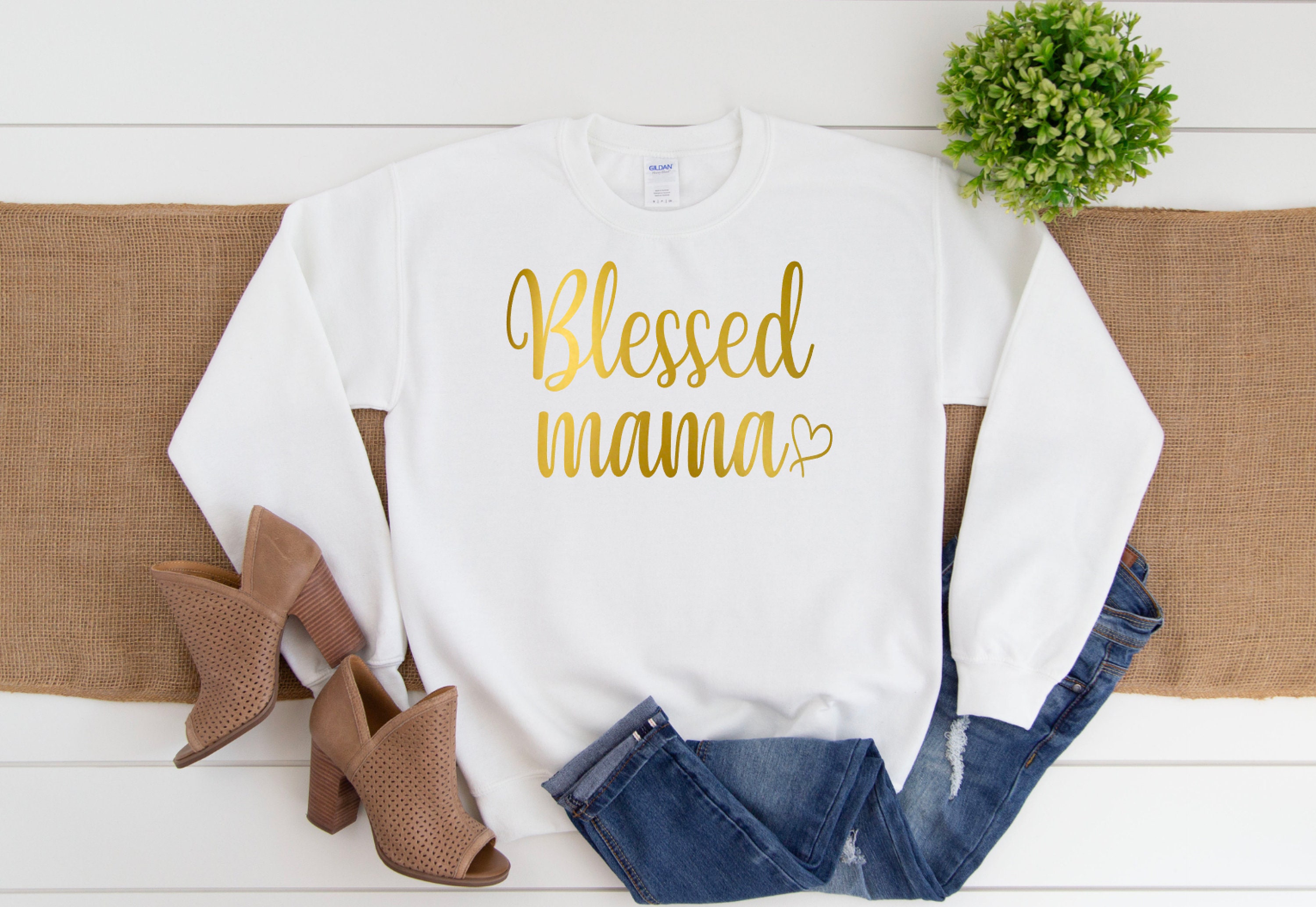 blessed mama sweatshirt