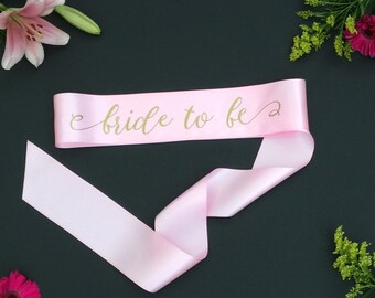 Many colors. Bride to be Sash. Bachelorette Party Sash.Bridesmaid Sash.Bachelorette Party Accessory.Satin Bride Sash- Bride Gift- Bride Sash