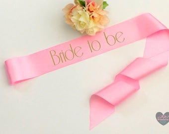 Bride to be Sash. Bachelorette Party Sash.Bridesmaid Sash.Bachelorette Party Accessory.Satin Bride Sash- Bride Gift- Bride sash Many colors.