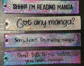 Geeky Resin Bookmarks