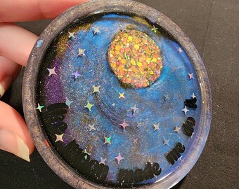 Geeky Resin Coasters- Circle