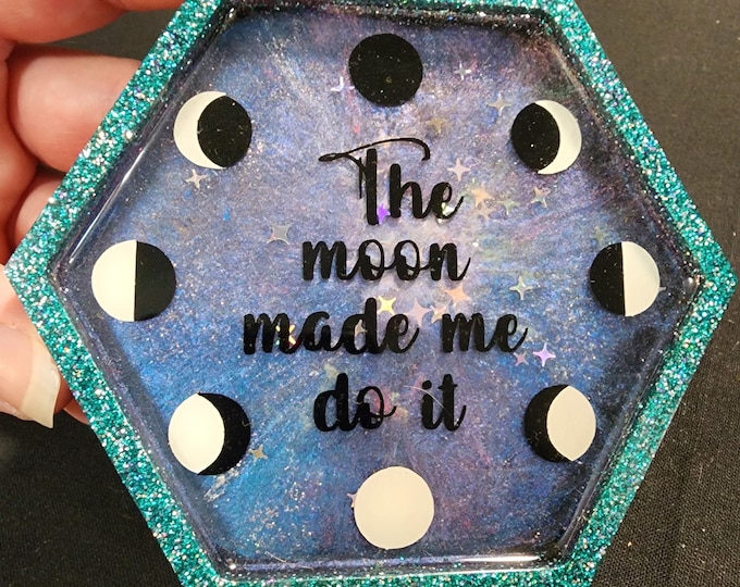 Featured listing image: Geeky Resin Coasters ~ Hexagon