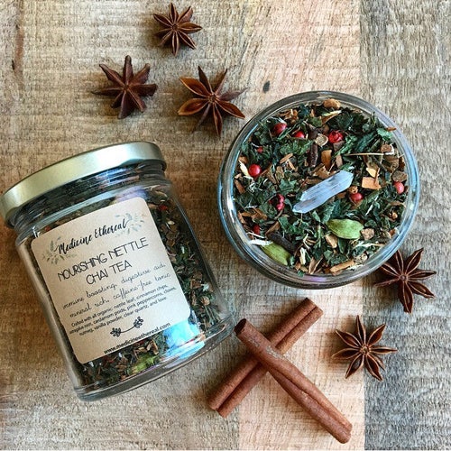 Organic Herbal Chai Tea WILDFLOWER CHAI Caffeine Free Chai Etsy