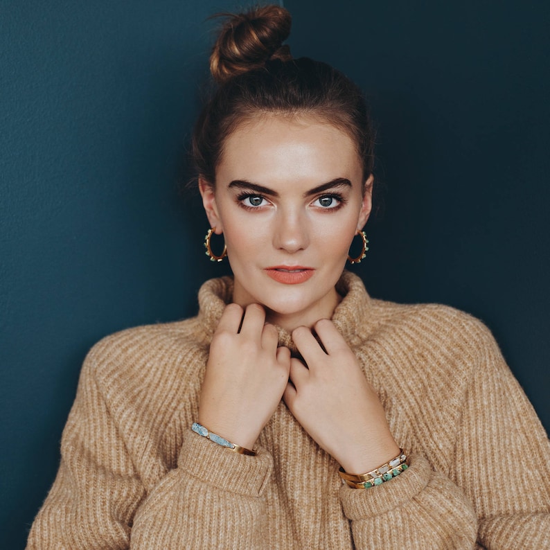 emerald earrings emerald hoops emerald crystal hoops emerald stone hoops may birthstone hoops raw emerald hoop earrings