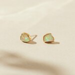 Opal Stud Earrings