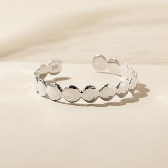Bracciale con perle a vista, regolabile, per Apple Watch, modello Jiri