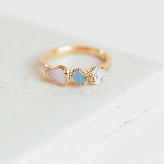 Etsy raw opal ring best sale
