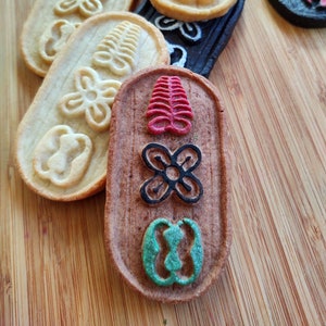 African Adinkra Symbol Silicone Cookie Mold Design #1