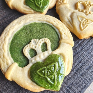 Irish Claddagh Ring Silicone Cookie Mold