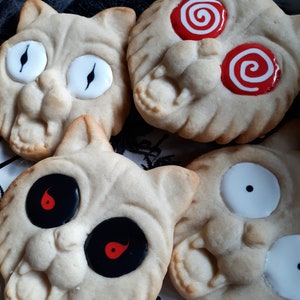 Scaredy Cat Halloween Silicone Cookie Mold