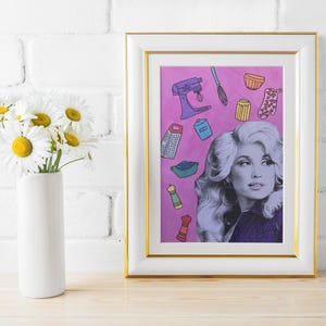 Dolly Parton Digital Print #6 Country Music Wall Art | Instant Download | Iconic Music Legend | Home Decor | Printable Art Gift | Kitchen
