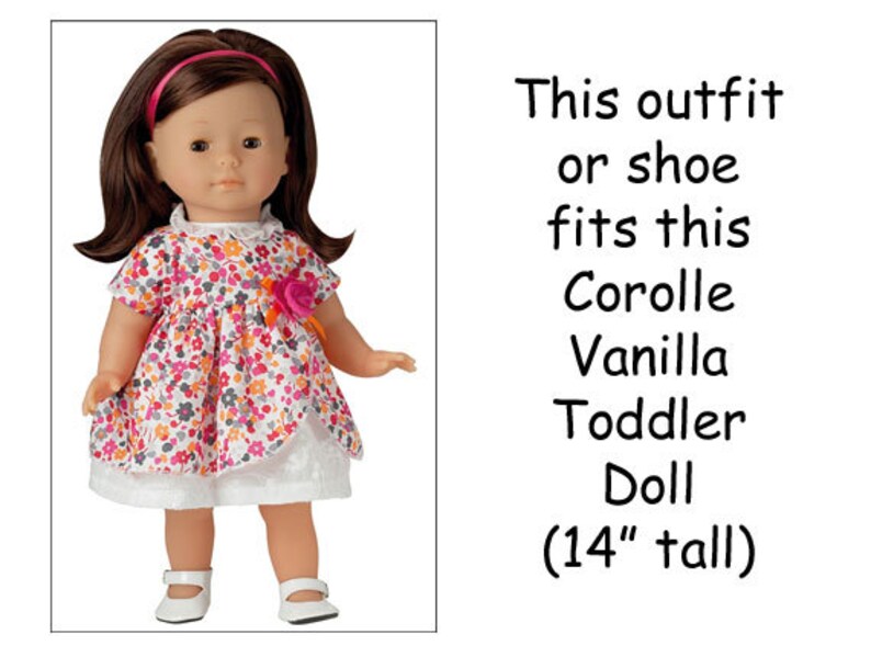 Miss Corolle 14 in Corolle Vanilla doll Corolle doll coat Gray Wool Coat Corolle coat Corolle Vanilla Vanilla doll coat doll coat