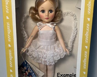 Vintage Cream Side Button Victorian Faux Leather Doll Boots