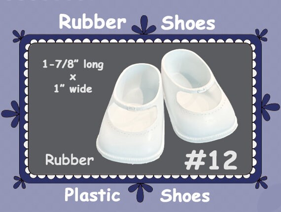Doll shoes white deals