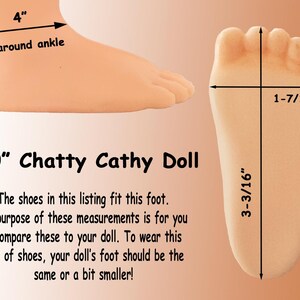 Fits Chatty Cathy doll, Large or Reborn doll yellow and white sneakers with laces, Vintage large doll tennis shoes, doll yellow shoes image 2