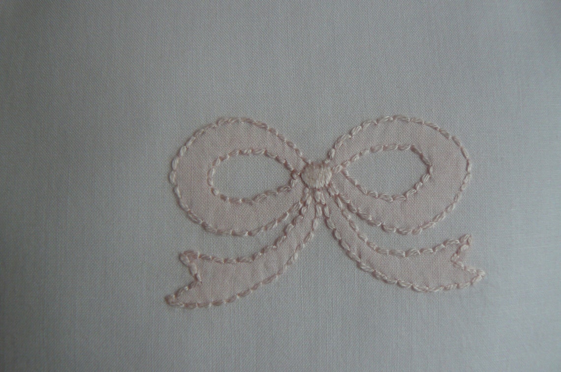 Pure cotton rose crib or sheet Bow. Etsy
