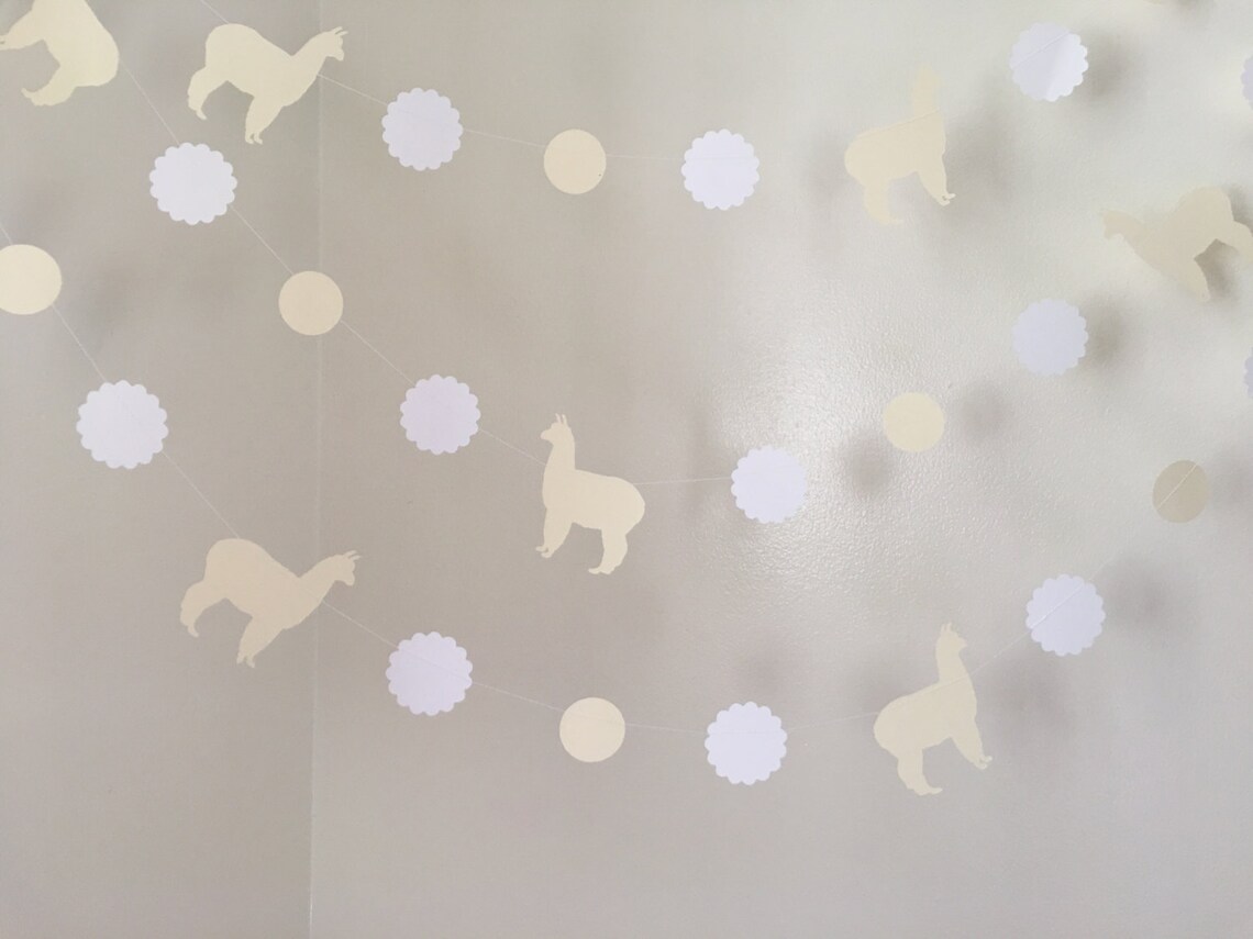 Llama Baby Shower Decorations Llama Birthday Party Decoration Etsy