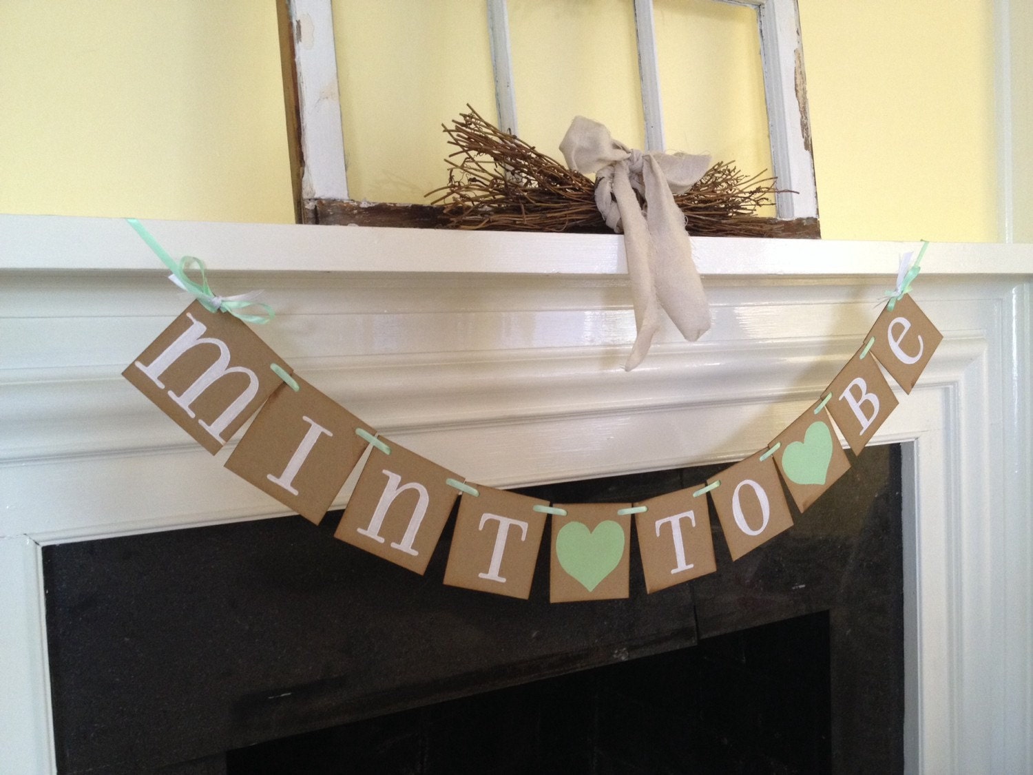 Mint To Be Banner Bridal Shower Decorations Wedding Banners Etsy
