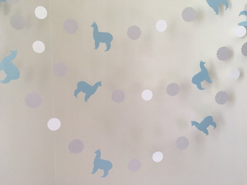 Llama Baby Shower Decorations Llama Birthday Party Decoration Llama Garland Llama Nursery Decorations 1st Birthday Decor Custom Colors
