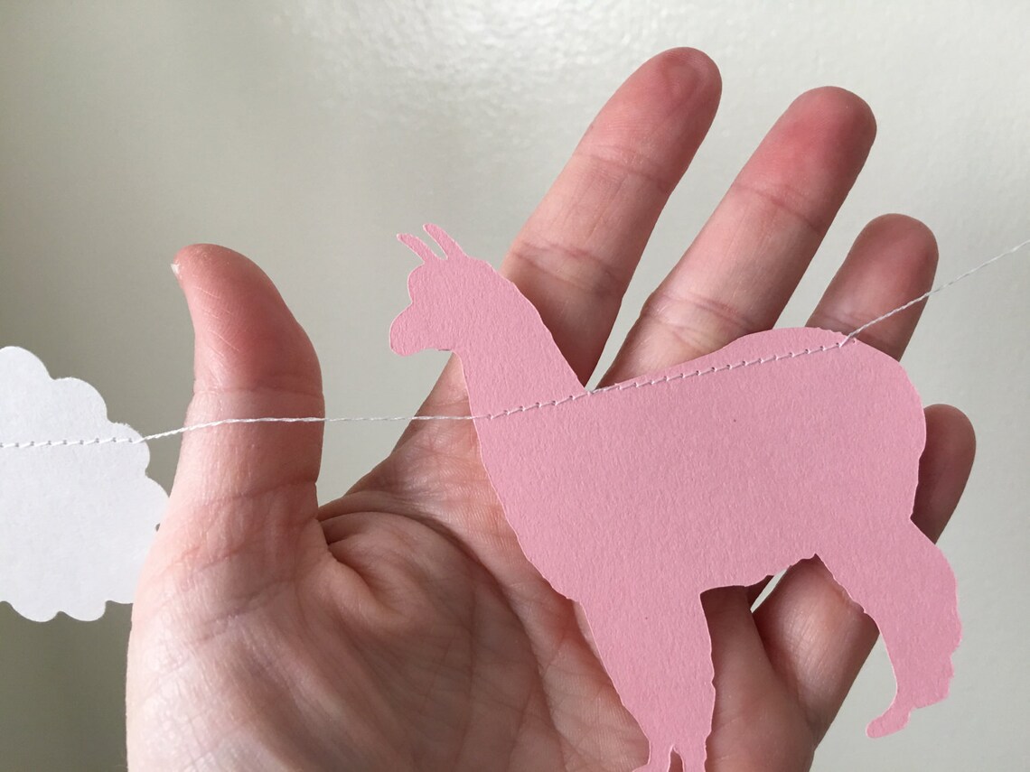 Llama Baby Shower Decorations Llama Birthday Party Decoration Etsy