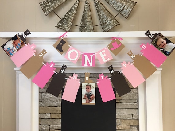 Cowgirl First Birthday Decorations Cowboy I Am 1 One High Etsy