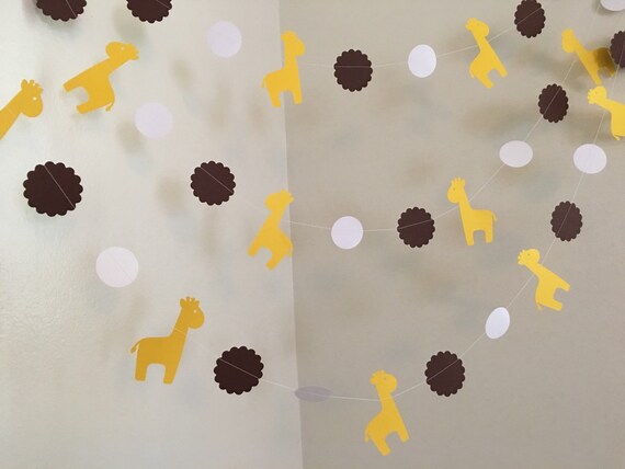 Giraffe Safari Jungle Theme Baby Shower Decorations Giraffe Etsy