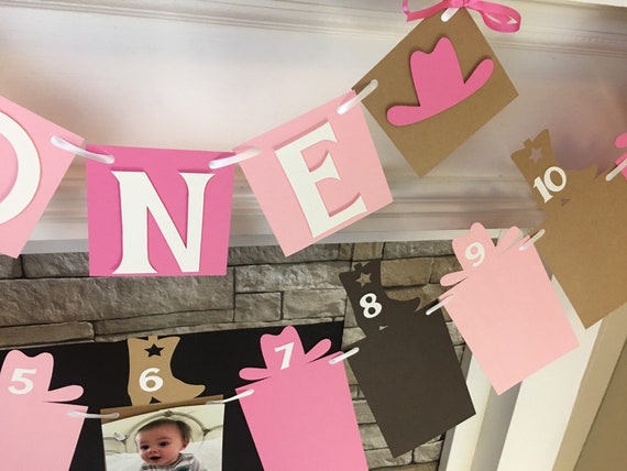 Cowgirl First Birthday Decorations Cowboy I Am 1 One High Etsy