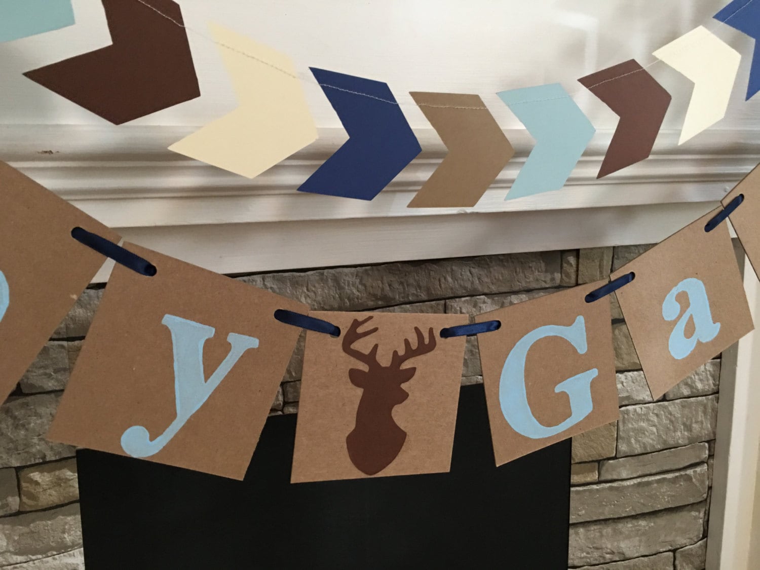 Little Buck Baby Shower Decorations Baby Name Banner Oh Deer - Etsy