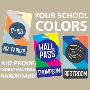 Classroom Hall Pass | Teachers | Personalized