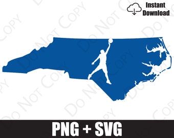 North Carolina Basketball | Digital Download | PNG | Sublimation