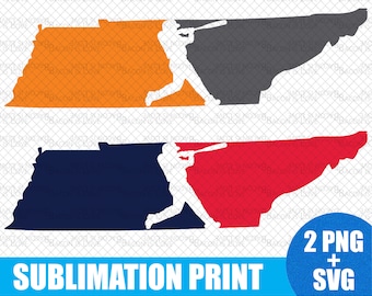 Tennessee Baseball • Digital Download • PNG • Sublimation