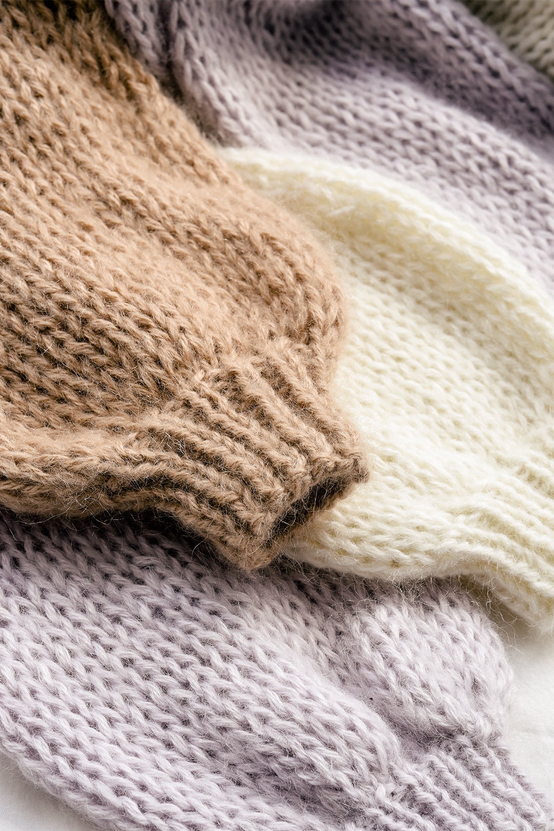 Mohair Bomber Cardigan, off White Hand Knit, Chunky Knit Mohair Bomber Cardigan, off White Hand Knit, Chunky Knit