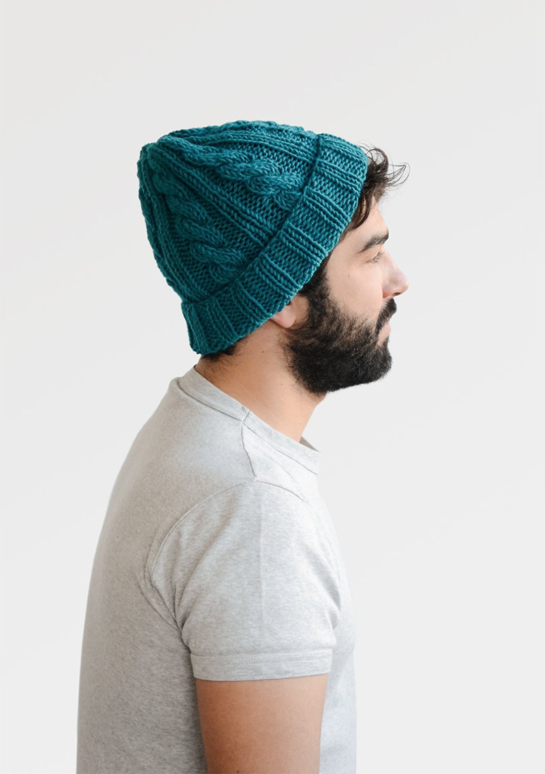 hipster rolled up beanie