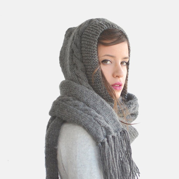 Scarf With Hood - Etsy