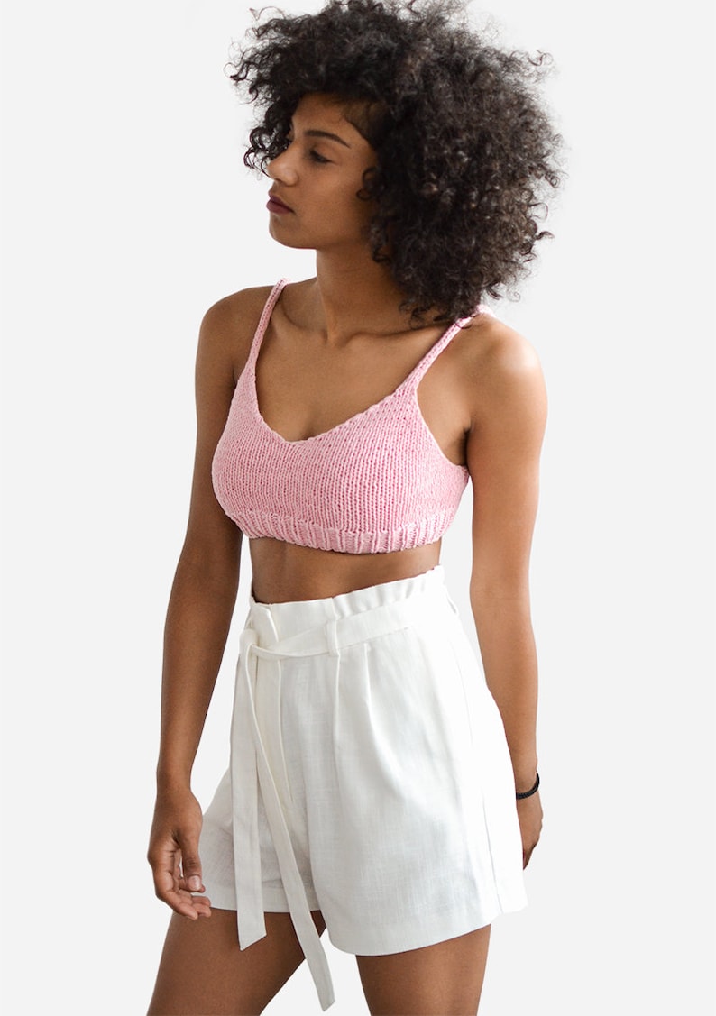 knitted bralette zara