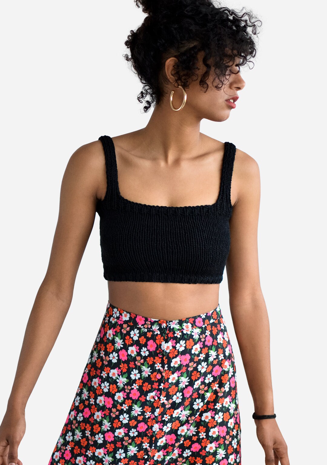hand knitted crop top