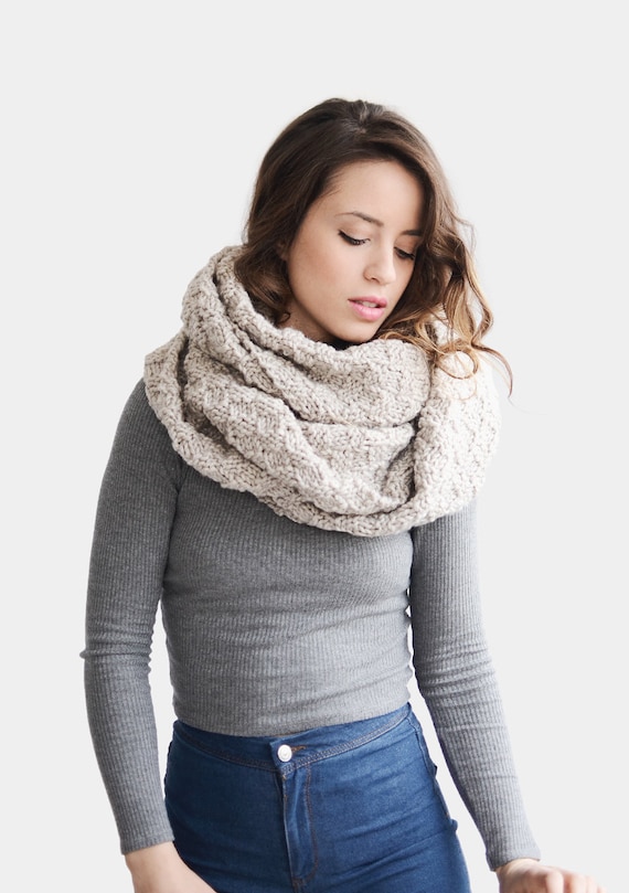 Rib Cabin Snood in Denim Rib Cabin Snood in Denim