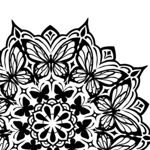 Mandala der Schmetterlinge