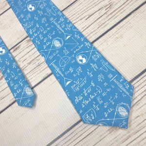 Aerospace engineering tie, Space tie, math tie, Astronomy tie, aerospace physicist tie, rocket science, physics necktie, teacher gift