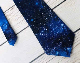 galaxy tie, space tie, necktie, the Milky way, astronomy tie, astronaut tie, universe tie, stars tie, deep space