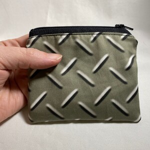 Cartera con placa de diamante, bolso de mecánico, accesorio de garaje, bolsa de herramientas, bolsa con cremallera con placa de diamante, regalo de mecánico, regalo de Navidad,