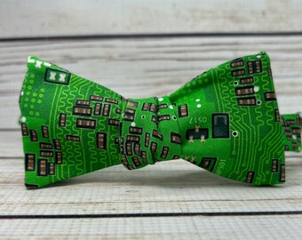 Computer bowtie, Circuit board, Mother board, Control board, programmer bowtie, Computer programmer, accessory, gift