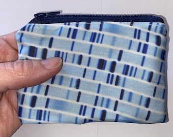 Astuccio con cerniera per elettroforesi, portamonete, portafoglio per chimica, portamonete, regalo per elettroforesi, portafoglio per carte scientifiche, regalo scientifico, regalo per DNA