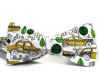 Taxi bowtie, new york city gift, taxi driver, taxi gift, cab driver, cab bowtie, car bowtie, Taxi cab bowtie