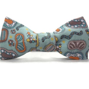 Microorganisms bowtie, science bowtie, microbiology bowtie, biology bowtie, accessory, cilia, bacteria bowtie, teacher gift, germs