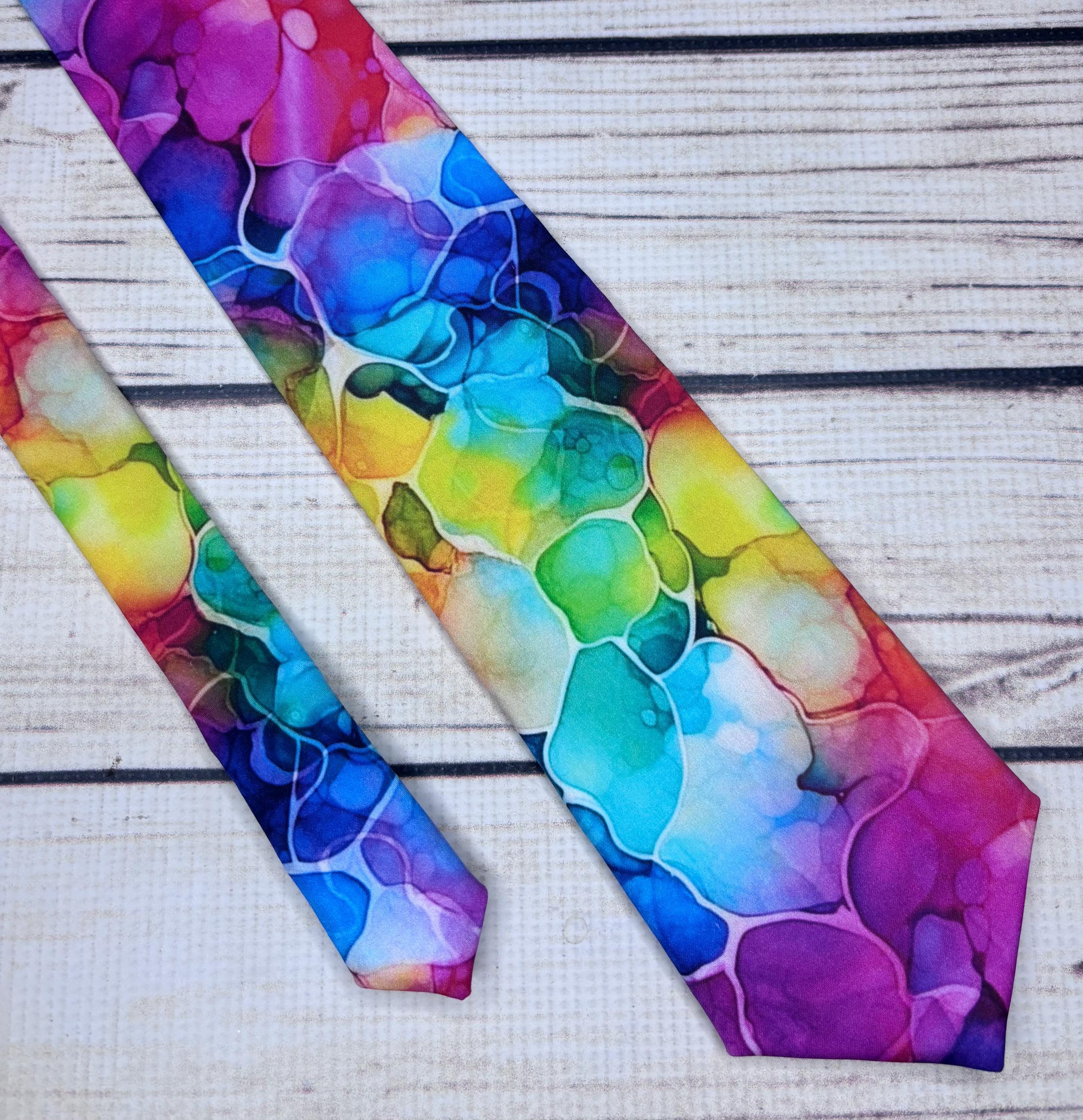 bright colored ties