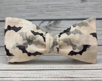 Bat bowtie, flying bat accessory, Bat accessory, bat wing silhouette