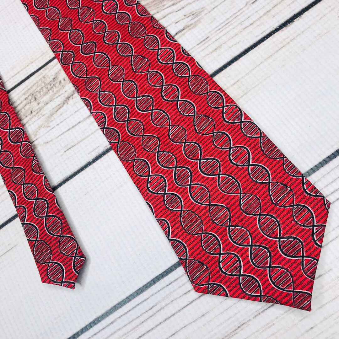 DNA Tie, Double Helix Tie, Geneticist Tie, DNA Molecule Tie, Genetics ...