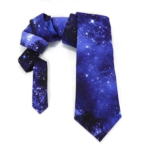 galaxy tie, space tie, necktie, the Milky way, astronomy tie, astronaut tie, universe tie, stars tie, deep space image 3